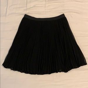 Short black skirt